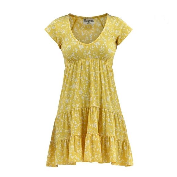 Women’s Babydoll Ribbed Mini Dress Size XL - Picture 5 of 9